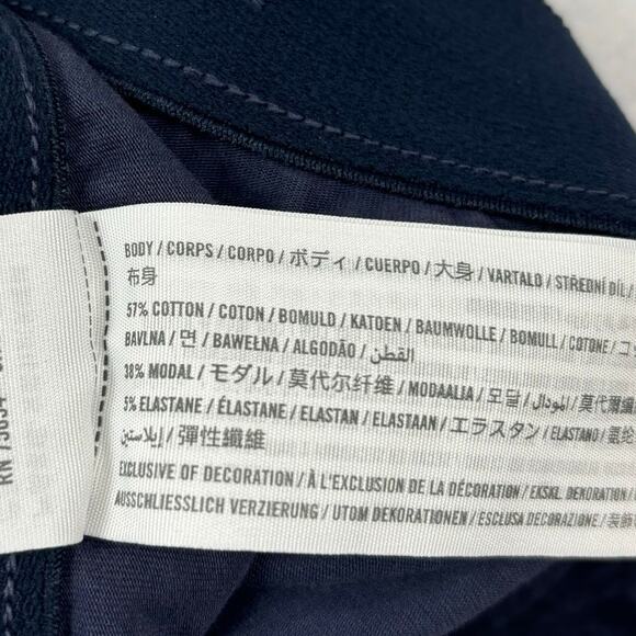 Abercrombie & Fitch Men's Joggers Small Navy Blue Lounge Sleepwear - Picture 6 of 8